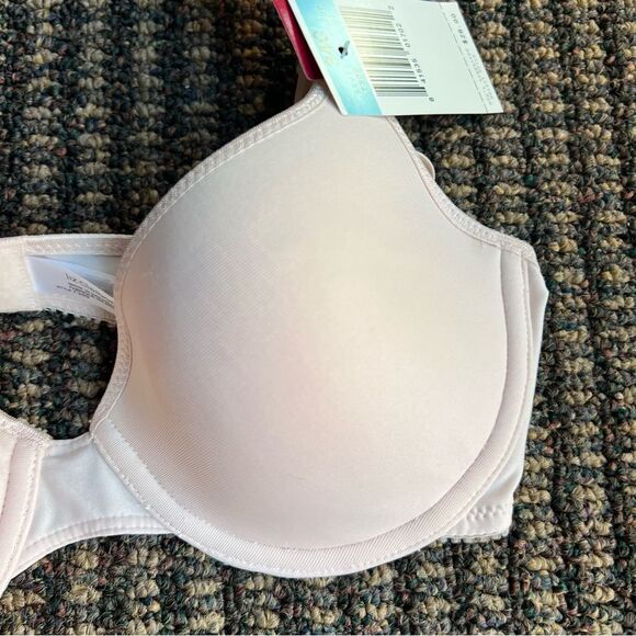 34C 🏷️NWT Liz Claiborne Demi Contour Support Bra Light Pink - Picture 1 of 12